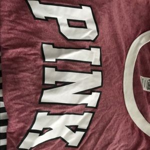 Pink Victoria’s Secret tee